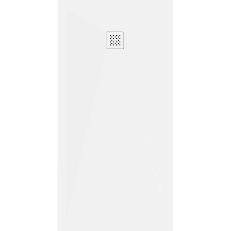 Mexen Stone+ rechteckige Verbund-Duschwanne 200 x 80 cm, weiß, weiße Abdeckung - 44108020-W