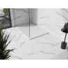 Mexen Stone+ rechteckige Duschwanne aus Verbundmaterial 140 x 90 cm, weiß, weiße Abdeckung - 44109014-W
