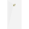 Mexen Stone+ rechteckige Duschwanne aus Verbundstoff 200 x 80 cm, weiß, goldene Abdeckung - 44108020-G