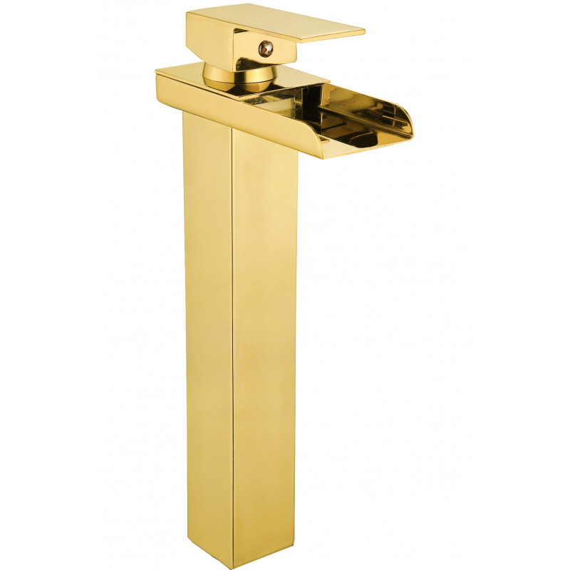 Mexen Hydra hoher Waschbeckenhahn, gold - 744910-50