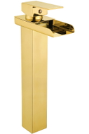 Mexen Hydra hoher Waschbeckenhahn, gold - 744910-50