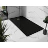Mexen Stone+ rechteckige Komposit-Duschwanne 180 x 70 cm, schwarz, goldene Abdeckung - 44707018-G