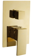 Mexen Uno Unterputz-Badewannenarmatur, gold - 71435-50