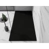 Mexen Stone+ rechteckige Komposit-Duschwanne 180 x 80 cm, schwarz, schwarze Abdeckung - 44708018-B