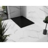 Mexen Stone+ rechteckige Duschwanne aus Verbundwerkstoff 140 x 90 cm, schwarz, schwarze Abdeckung - 44709014-B
