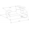 Mexen Sabre Badewannenarmatur, Chrom - 72130-00