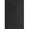 Mexen Stone+ rechteckige Duschwanne aus Verbundwerkstoff 120 x 100 cm, schwarz, schwarze Abdeckung - 44701012-B