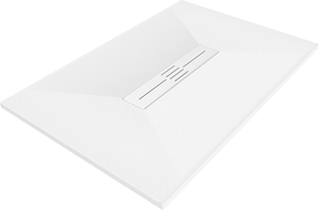 Mexen Toro rechteckige Duschwanne SMC 110 x 90 cm, weiß, Abdeckung weiß - 43109011-W