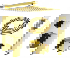 Mexen Uno DR02 Brausegarnitur für Unterputzmontage, Gold - 71435DR02-50