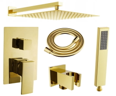 Mexen Uno DR02 Unterputz-Duschset, gold - 71435DR02-50