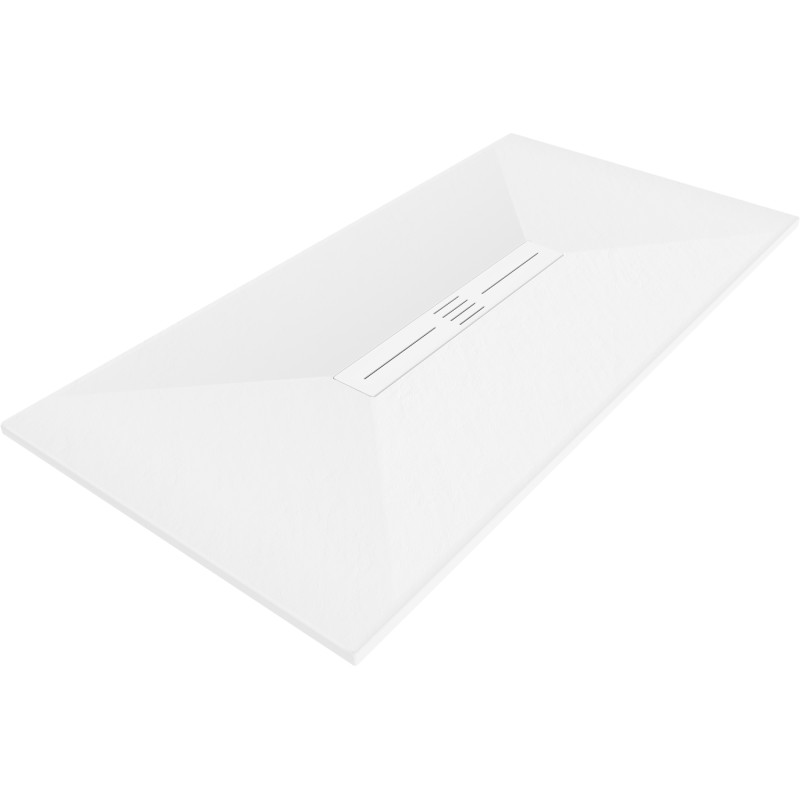 Mexen Toro rechteckige Duschwanne SMC 200 x 80 cm, weiß, weiße Abdeckung - 43108020-W
