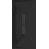Mexen Toro rechteckige Duschwanne SMC 200 x 90 cm, schwarz, schwarze Blende - 43709020-B