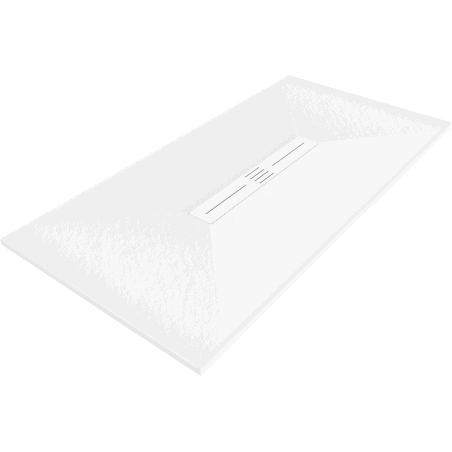 Mexen Toro rechteckige Duschwanne SMC 200 x 90 cm, weiß, weiße Abdeckung - 43109020-W