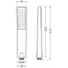 Mexen Uno DR72 Unterputz-Duschgarnitur, schwarz - 71435DR72-70