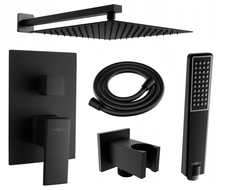 Mexen Uno DR72 Brausegarnitur für Unterputzmontage, Schwarz - 71435DR72-70