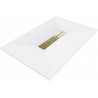 Mexen Toro rechteckige Duschtasse SMC 100 x 70 cm, weiß, Abdeckung gold - 43107010-G