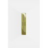 Mexen Toro rechteckige SMC-Duschwanne 110 x 70 cm, weiß, goldene Abdeckung - 43107011-G