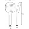 Mexen Uno DR33 Unterputz-Duschset, Chrom - 71435DR33-00