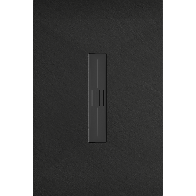 Mexen Toro rechteckige SMC-Duschwanne 130 x 90 cm, schwarz, Abdeckung schwarz - 43709013-B