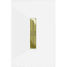 Mexen Toro rechteckige Duschwanne SMC 110 x 90 cm, weiß, Abdeckung gold - 43109011-G
