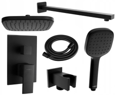 Mexen Uno DR33 Unterputz-Duschset, schwarz - 71435DR33-70