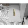 Mexen Toro rechteckige Duschwanne SMC 180 x 70 cm, weiß, Abdeckung gold - 43107018-G