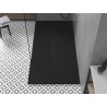 Mexen Toro rechteckige Duschwanne SMC 200 x 80 cm, schwarz, schwarze Abdeckung - 43708020-B