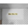 Mexen Toro rechteckige Duschwanne SMC 200 x 70 cm, weiß, Abdeckung gold - 43107020-G