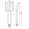 Mexen Uno DR45 Einbau-Duschset, Chrom - 71435DR45-00