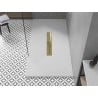 Mexen Toro rechteckige Duschwanne SMC 180 x 90 cm, weiß, goldene Abdeckung - 43109018-G