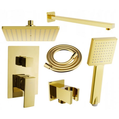 Mexen Uno DR45 Unterputz-Duschset, gold - 71435DR45-50