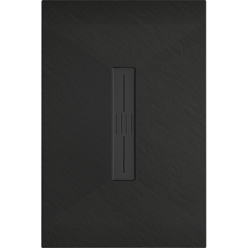 Mexen Toro Rechteckige Duschwanne SMC 120 x 70 cm, schwarz, schwarze Abdeckung - 43707012-B
