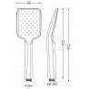 Mexen Uno DR62 Unterputz-Duschset, Chrom - 71435DR62-00