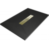 Mexen Toro rechteckige Duschwanne SMC 140 x 80 cm, schwarz, goldene Abdeckung - 43708014-G