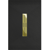 Mexen Toro rechteckige Duschwanne SMC 130 x 80 cm, schwarz, goldene Abdeckung - 43708013-G