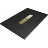 Mexen Toro rechteckige Duschwanne SMC 100 x 90 cm, schwarz, goldene Abdeckung - 43709010-G