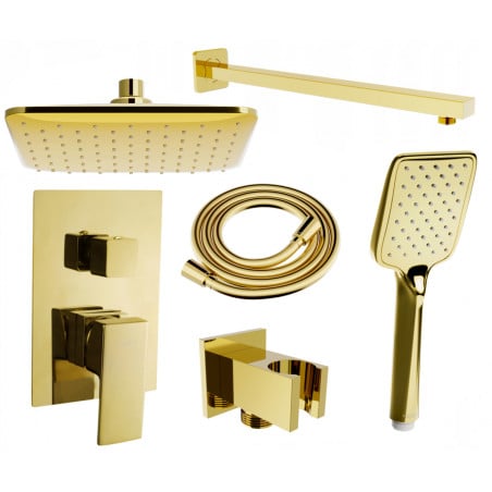 Mexen Uno DR62 Unterputz-Duschset, gold - 71435DR62-50