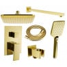 Mexen Uno DR62 Unterputz-Duschset, gold - 71435DR62-50
