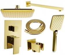 Mexen Uno DR62 Unterputz-Duschset, Gold - 71435DR62-50