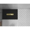 Mexen Toro rechteckige Duschwanne SMC 110 x 90 cm, schwarz, Abdeckung gold - 43709011-G