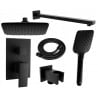 Mexen Uno DR62 Unterputz-Duschset, schwarz - 71435DR62-70