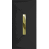 Mexen Toro rechteckige SMC-Duschwanne 200 x 80 cm, schwarz, Abdeckung in Gold - 43708020-G