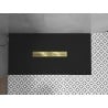Mexen Toro rechteckige Duschwanne SMC 150 x 90 cm, schwarz, goldene Abdeckung - 43709015-G