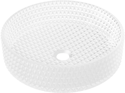 Mexen Aura Glas Waschbecken Aufsatz 39 x 39 cm, mattes Glas - 24013930