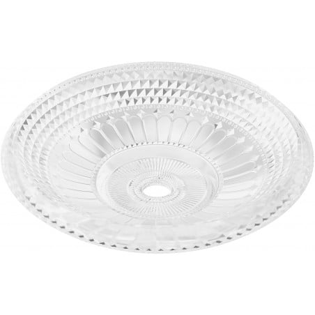 Mexen Heba Glas-Waschschüssel Aufsatzwaschbecken 45 x 45 cm, transparent - 24064500