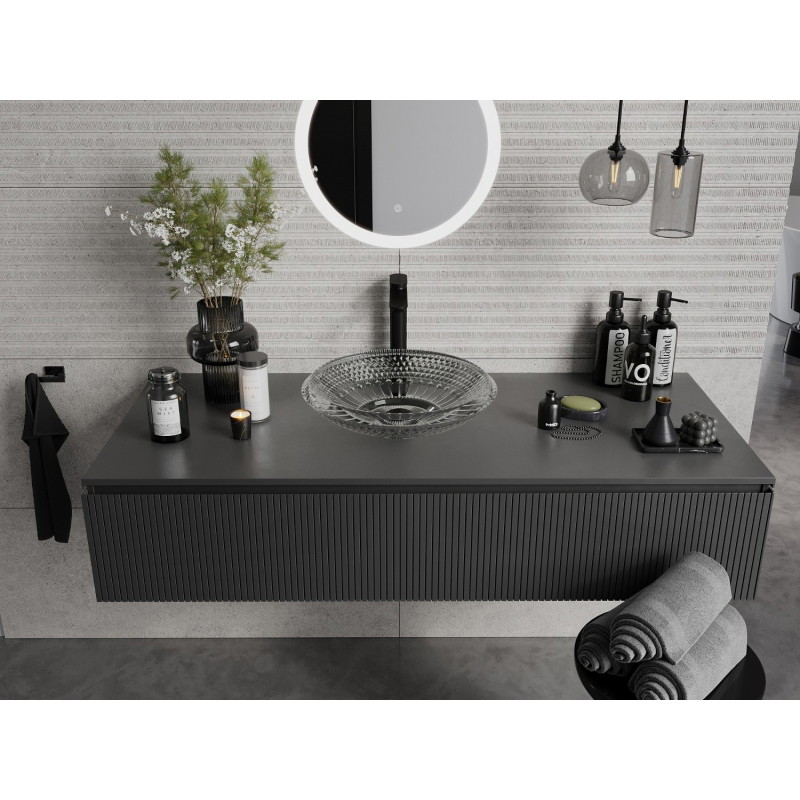 Mexen Heba Glas-Waschtischaufsatz 45 x 45 cm, transparent - 24064500