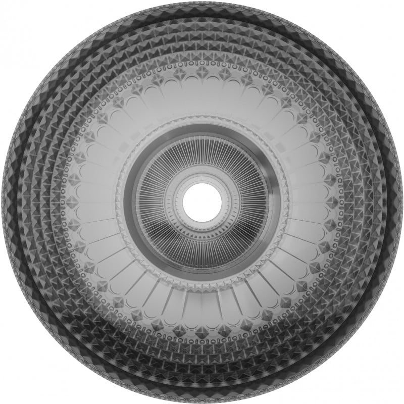 Mexen Heba Glas-Waschtischauflage 45 x 45 cm, schwarz - 24064570