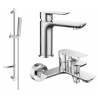 Mexen Alfa DF72 Badewannen-Set, Chrom - 745703DF72-00