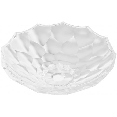 Mexen Inga Glas-Waschtischaufsatz 44 x 44 cm, transparent - 24074400