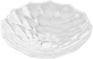 Mexen Inga Glas-Waschtisch Aufsatzwaschbecken 44 x 44 cm, transparent - 24074400